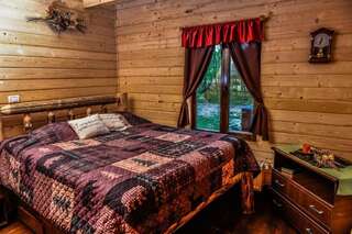 Лоджи The Little Mountain Cabin Borlova Двухместный номер Делюкс с 1 кроватью и балконом-7